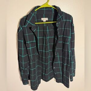 AVA & VIV Women’s Plaid Shirt